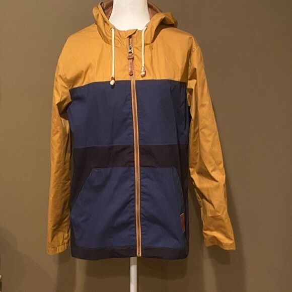 Rusty Color Block Lined Jacket Size Small - Picture 13 of 14